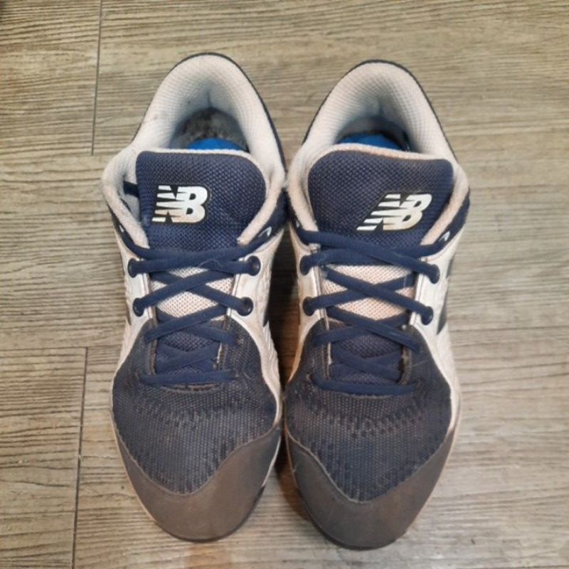 New Blance PL3000N5 棒壘球鞋膠釘鞋(2E寬楦)NEW BALANCE 白/深藍
