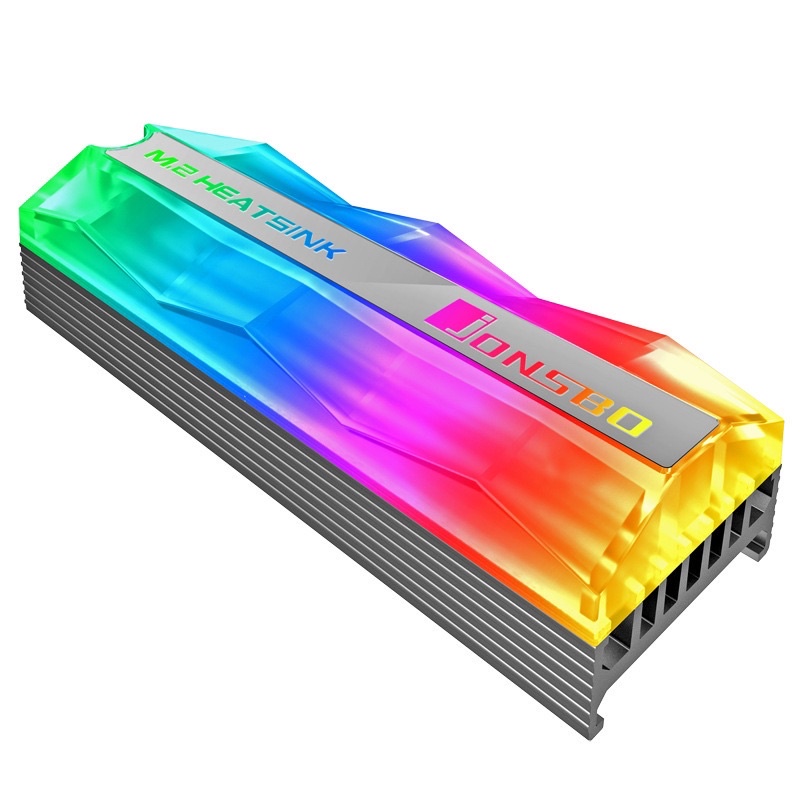 JONSBO喬思伯系列m.2散熱器 ARGB 5v RGB M2/鋁製散熱