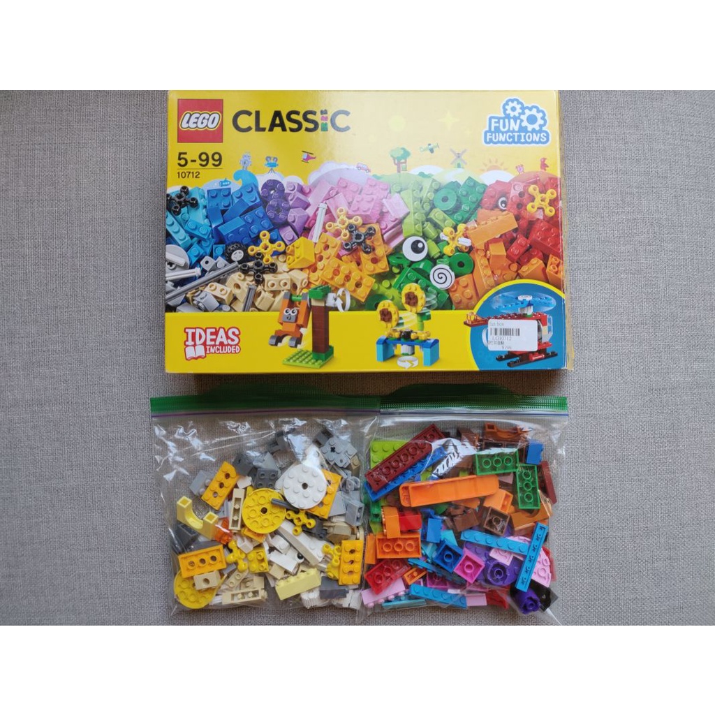樂高LEGO CLASSIC 經典系列10712 顆粒與齒輪 二手