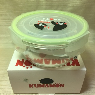 KUMAMON熊本熊密扣式玻璃保鮮盒700ml ❤️舊好買🆘救好物🎁