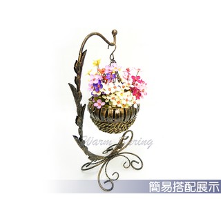 精緻典雅造型 花器 園藝資材 園藝用品 婚禮佈置 室內設計 乾燥花 花籃 ws303