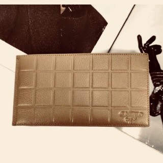 單品 現貨 Carmelo 頭層牛皮 土黃色 格紋 經典 皮夾 卡片 鈔票 零錢 收納