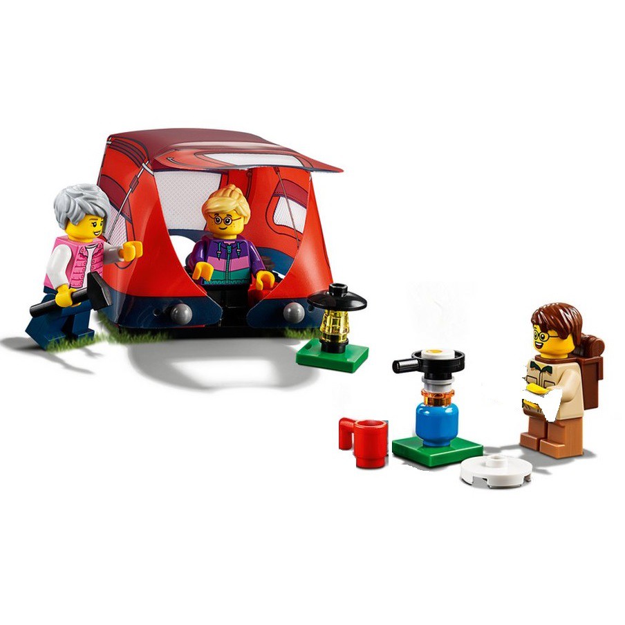 LEGO 樂高 60202  城市系列 單售 野外露營組 共3人偶  無附說明書