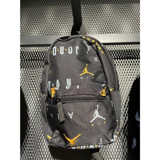 Nike 後背包 Jordan Air Backpack 喬丹 筆電夾層 雙肩背 黑金 JD2143005TD-001