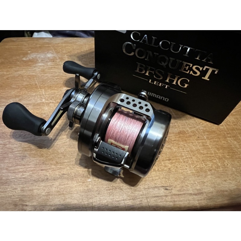 SHIMANO 17 CALCUTTA CONQUEST BFS 雙軸捲線器 黑康