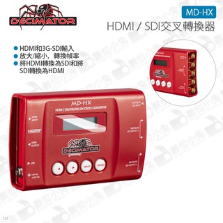 數位小兔【DECIMATOR 紅蜘蛛 MD-HX HDMI / SDI 交叉轉換器】影音 視訊 訊號轉換 轉換盒 音訊