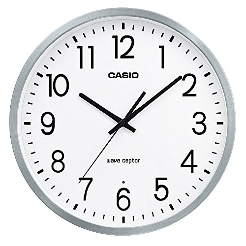 [現貨]CASIO 卡西歐電波掛鐘 自動對時 秒針停止功能明暗感應 電波鐘 36cm