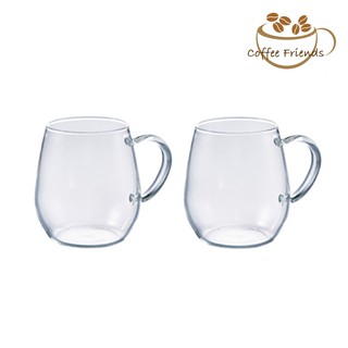 【電子發票】日本 HARIO玻璃馬克杯2入組(RDM-1824)