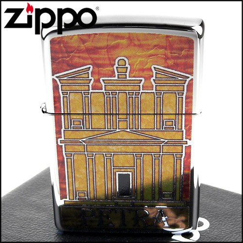 ☆福星煙具屋☆【ZIPPO】美系~世界新七大奇蹟Petra Jordan-約旦 佩特拉古城圖案設計打火機NO.29825