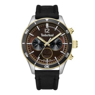 Timberland 天柏嵐 ASHMONT系列 潮流風格腕錶 皮帶-咖啡/黑46mm(TDWGF2230902)