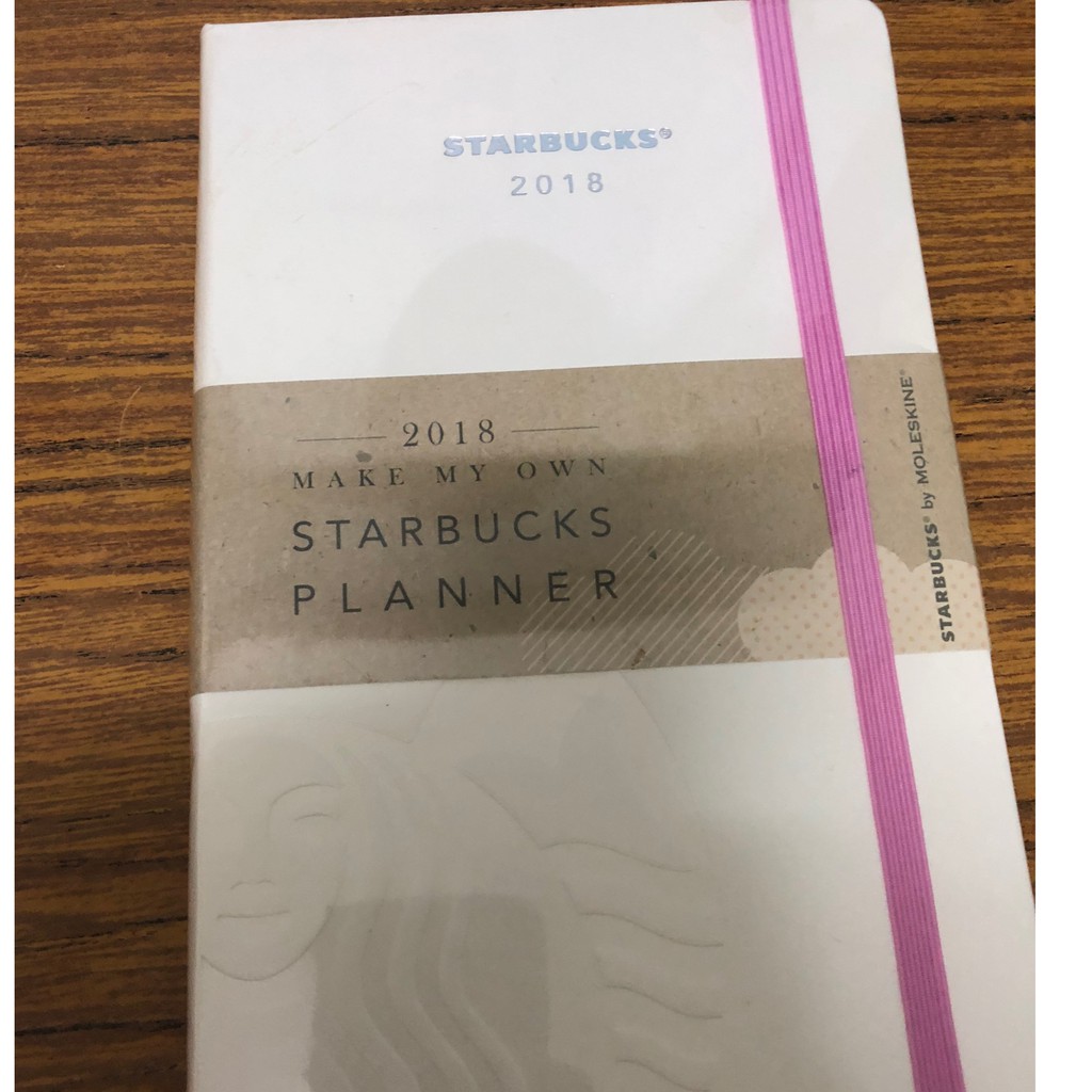 『手札筆記本』星巴克xMoleskine  星巴克2018年曆White