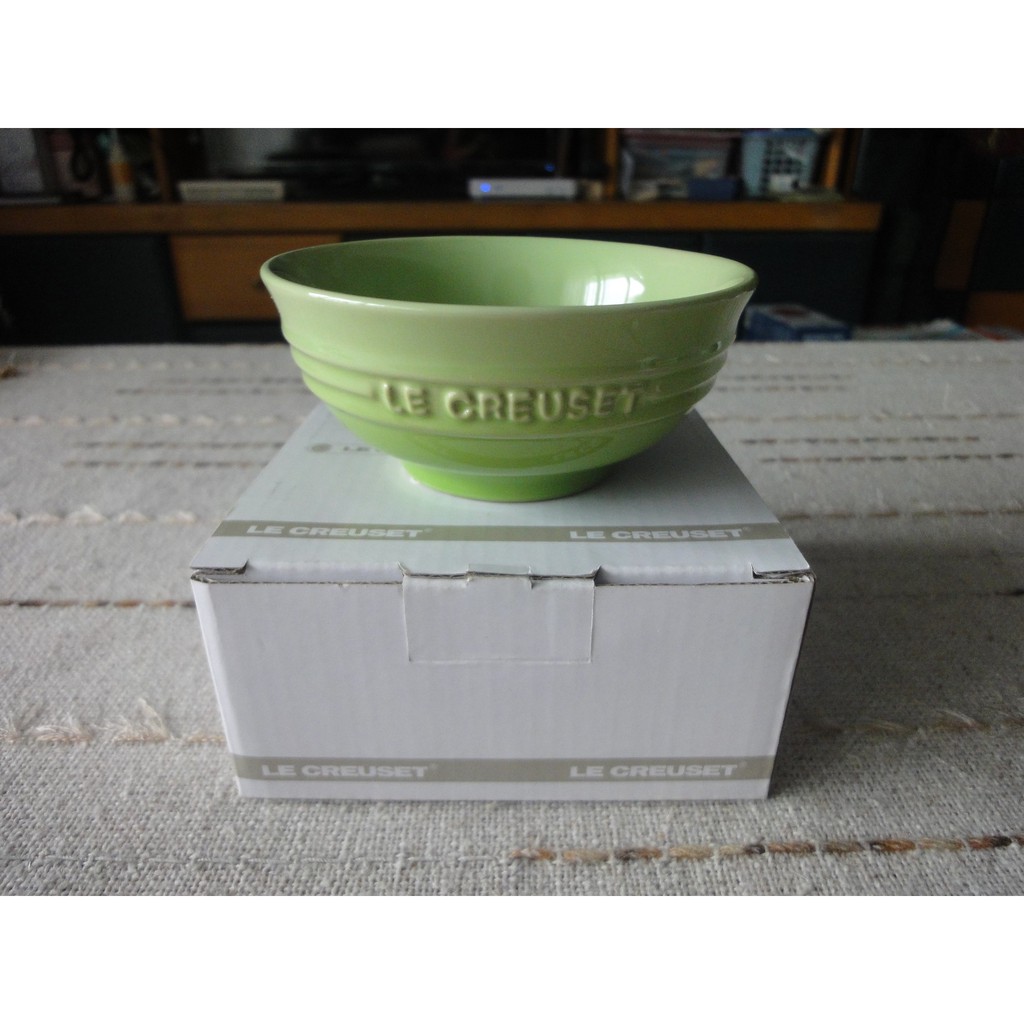 全新《LE CREUSET》中式飯碗 小湯碗 醬汁碗 10cm 奇異果綠