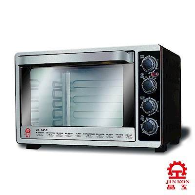 晶工(45L)雙溫控不鏽鋼旋風烤箱 JK-7450