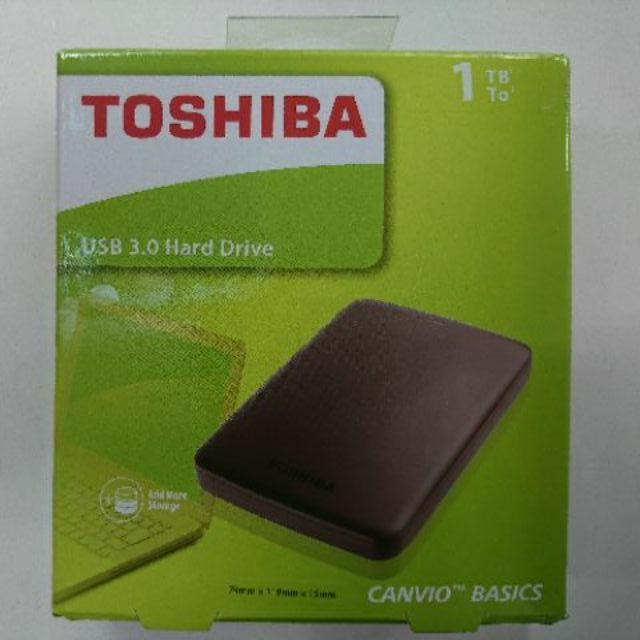 蝦皮最殺 TOSHIBA USB3.0 2.5吋行動硬碟1TB 外接硬碟