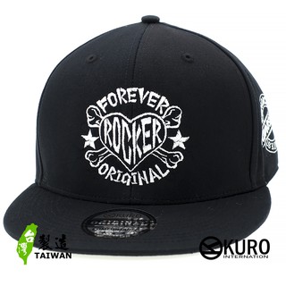 KURO-SHOP FOREVER ROCKER潮流板帽 棒球帽(可客製化電繡)