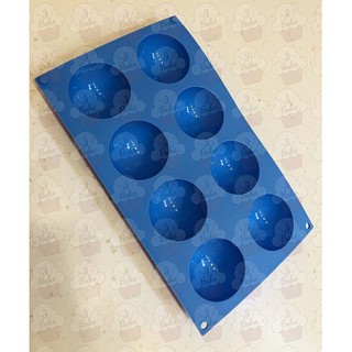 ＊愛焙烘焙＊ AHA 6cm 半圓矽膠模 8連 半圓球 半圓 矽膠模 蛋糕模 果凍模 巧克力模 布丁模 5106 一法