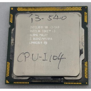 【冠丞3C】INTEL i3-540 1156腳位 CPU 處理器 CPU-I0104