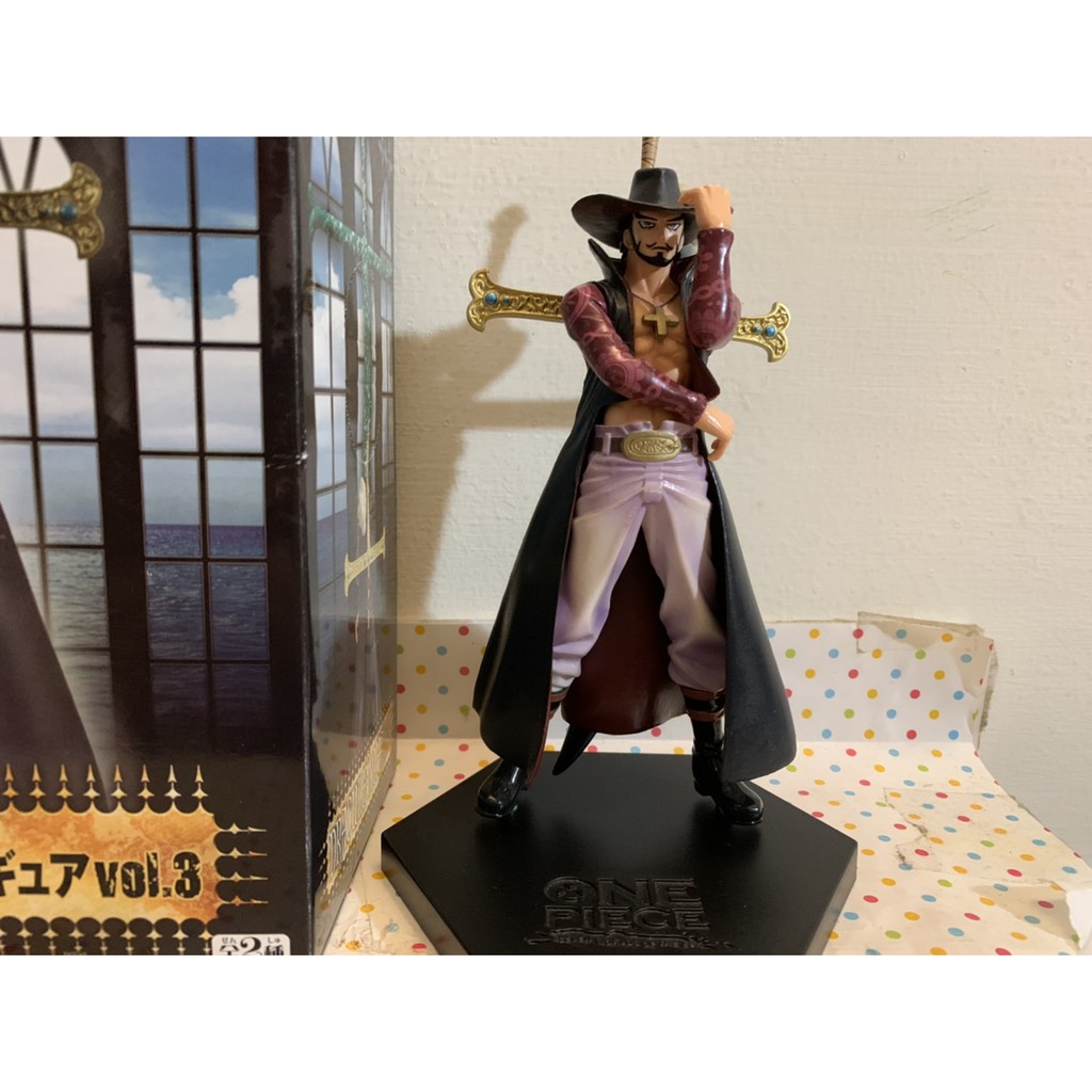 ☆ 日版金證 已拆附盒 ☆  海賊王 航海王 DX 王下七武海 figure 鷹眼