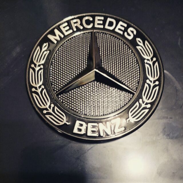 賓士benz車標w204 引擎蓋平標 蝦皮購物