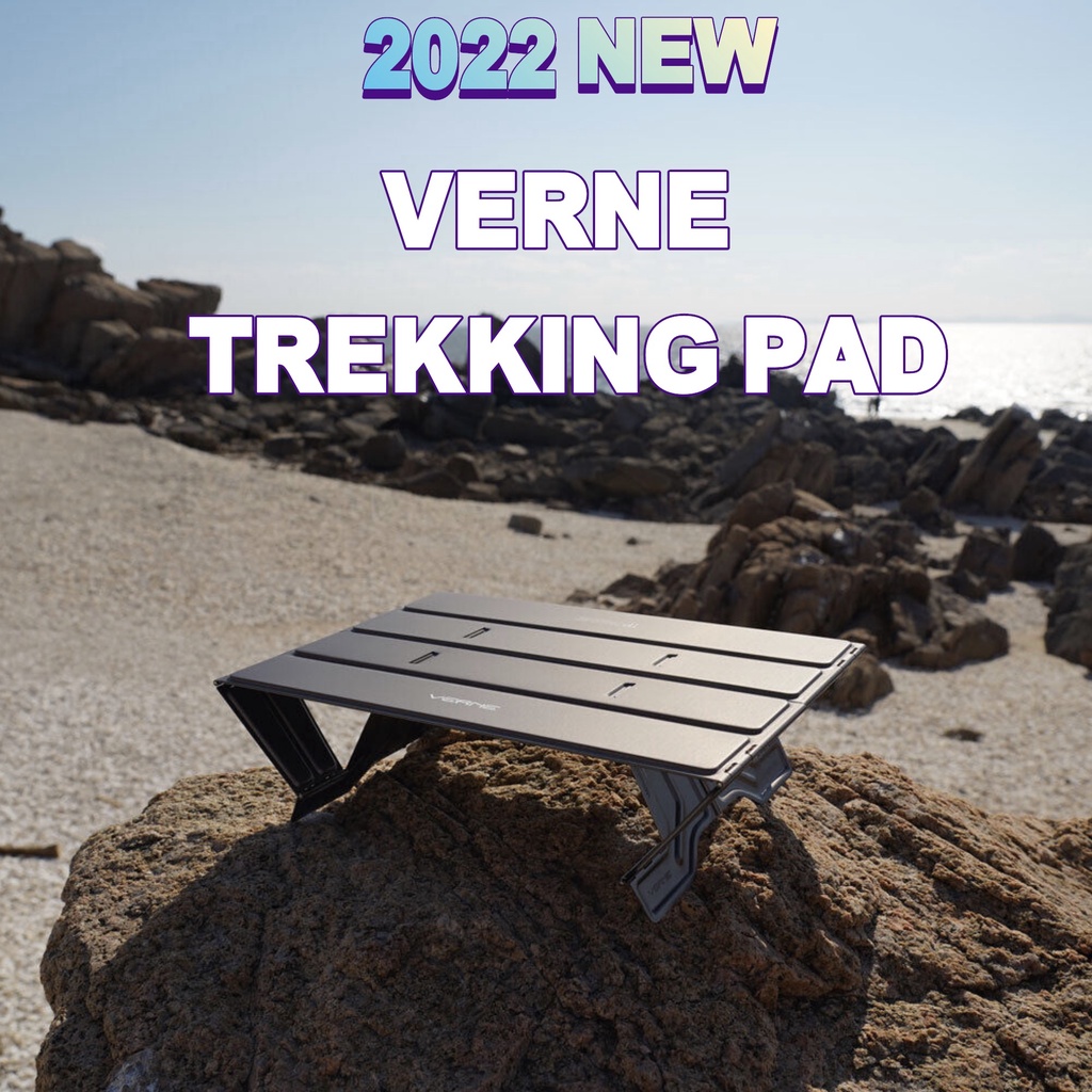 2022 新款 VERNE 徒步旅行墊 + TPU 蓋 230g 超輕快速設置桌子露營遠足室內室外