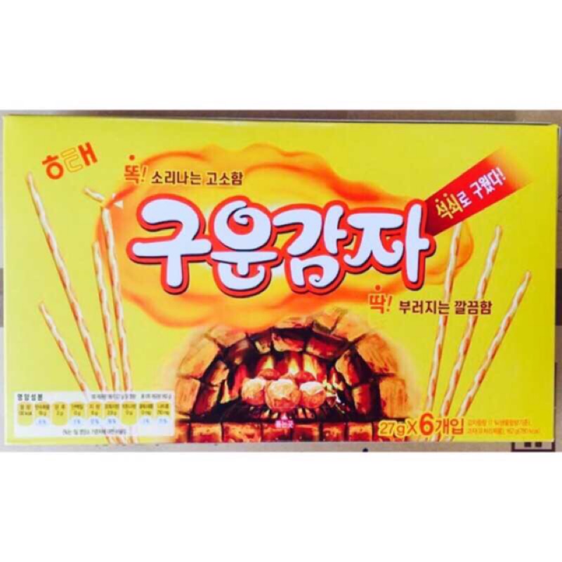 韓國海太烘焙馬鈴薯棒 家庭號 大份量162g(27gX6)