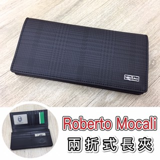 POKER📣(免運-專櫃品牌) Roberto Mocali 義大利 諾貝兔 防刮牛皮 兩折式長夾 男生長夾 皮夾 長夾