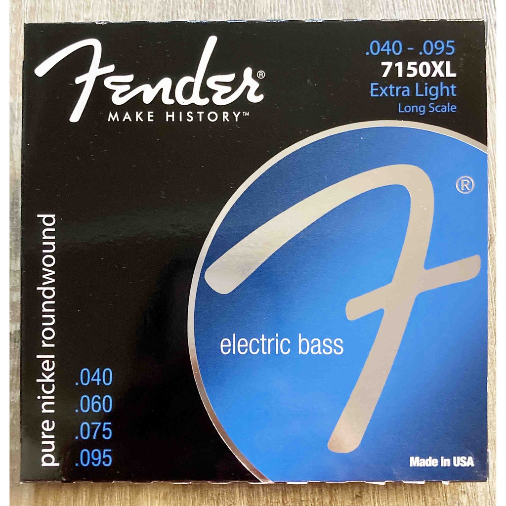 [藝響樂器] Fender 7150XL (40-095)/四弦/純鎳/Long Scale/電貝斯弦/3包特價/美國製