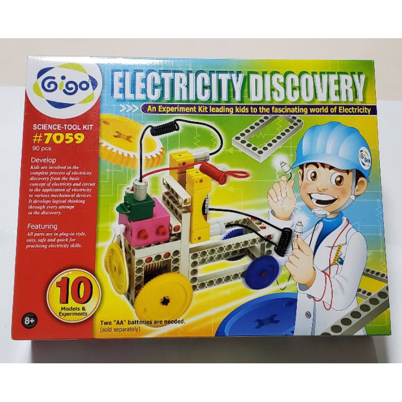 【二手玩具】智高GIGO- 科學遊戲～初級電學組#7059