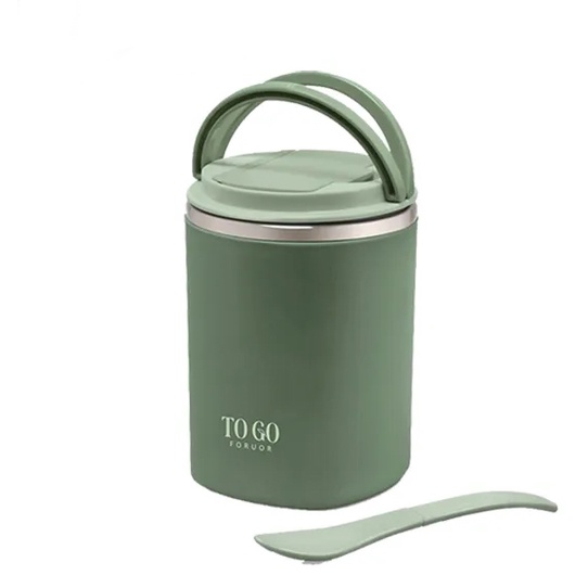 fu togo森沐輕食不鏽鋼手提餐桶(綠色)
