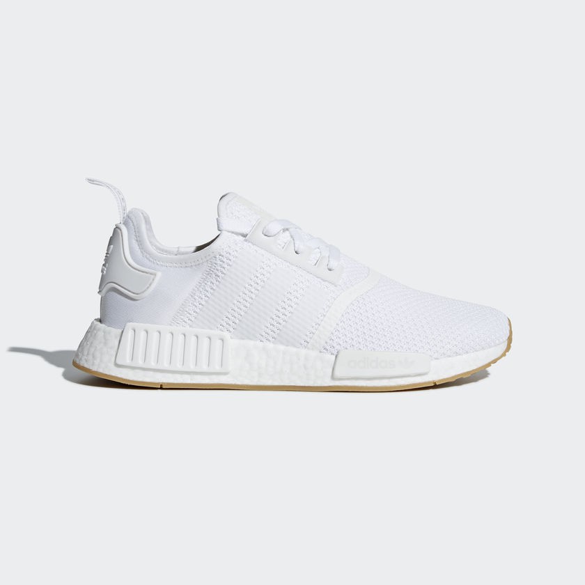 【小八】adidas NMD R1 White 白 膠底 D96635