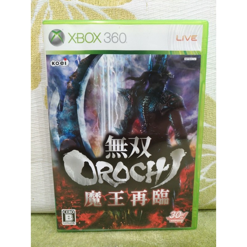 XBOX360 無雙 OROCHI 蛇魔 魔王再臨 日版 HD 高畫質 像 三國無雙 真三國無雙