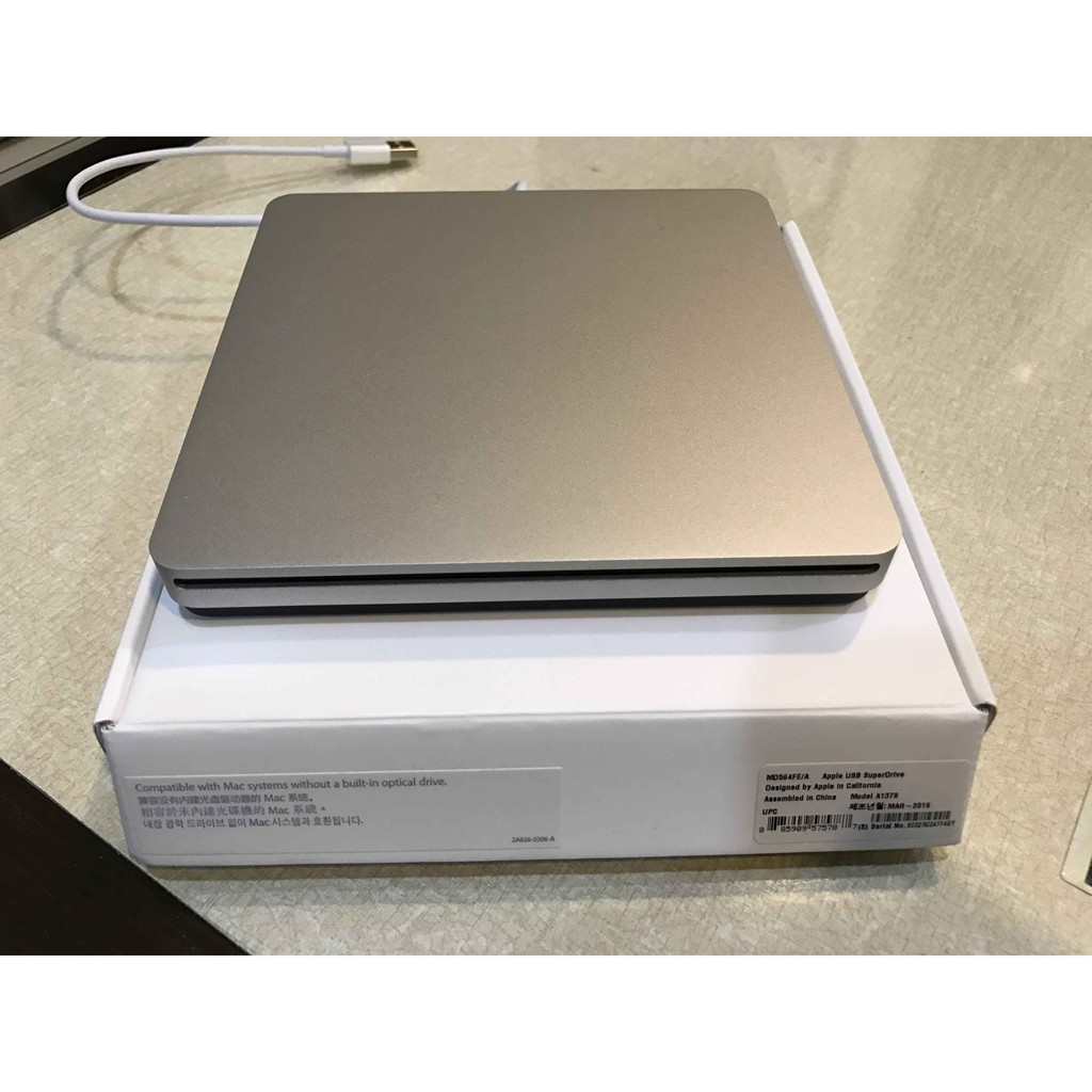 Apple SuperDrive 原廠外接光碟機 全新未用僅拆封 只要1500 !!!