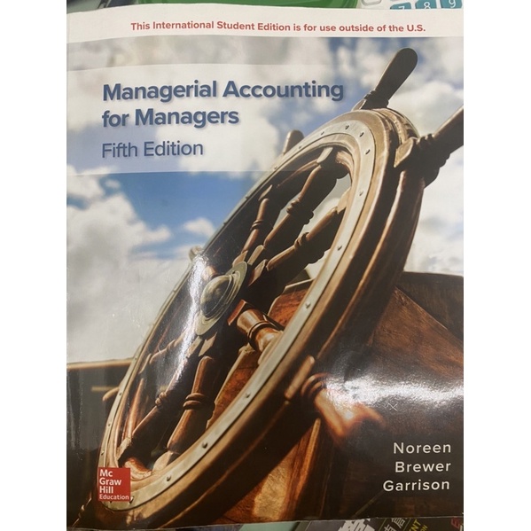 Managerial Accounting for managers fifth edition