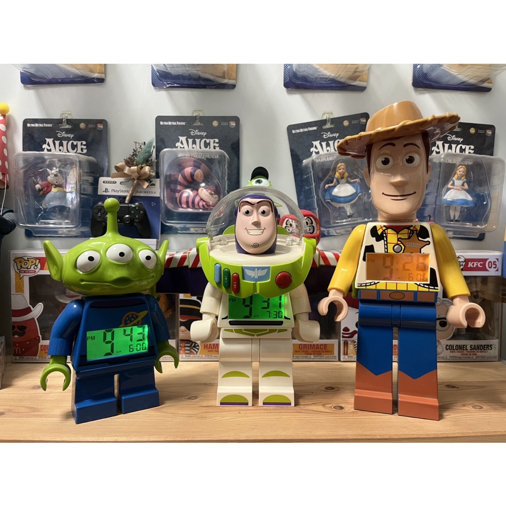 【售完】Toy Story LEGO 玩具總動員 樂高 鬧鐘 胡迪 巴斯 三眼怪 Woody Buzz Alien