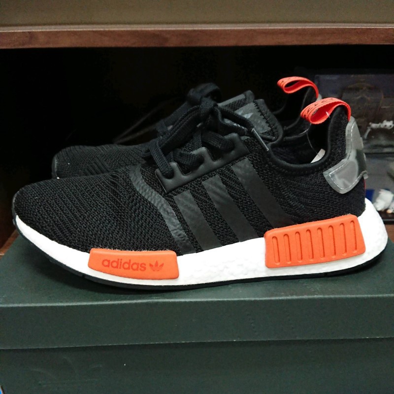 【小八】Adidas NMD R1 Black Raw Amber 黑紅 迷彩 AQ0882