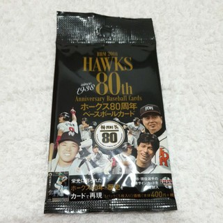 日本職棒 BBM 2018 HAWKS 80TH ANNIVERSARY BASEBALL CARDS 全新 未拆 卡包