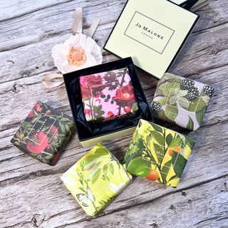 Jo malone 香皂系列 幾何圖形限量包裝 黑莓與月桂葉/英國梨與小蒼蘭/紅玫瑰/青檬，蘿勒與柑橘 100g