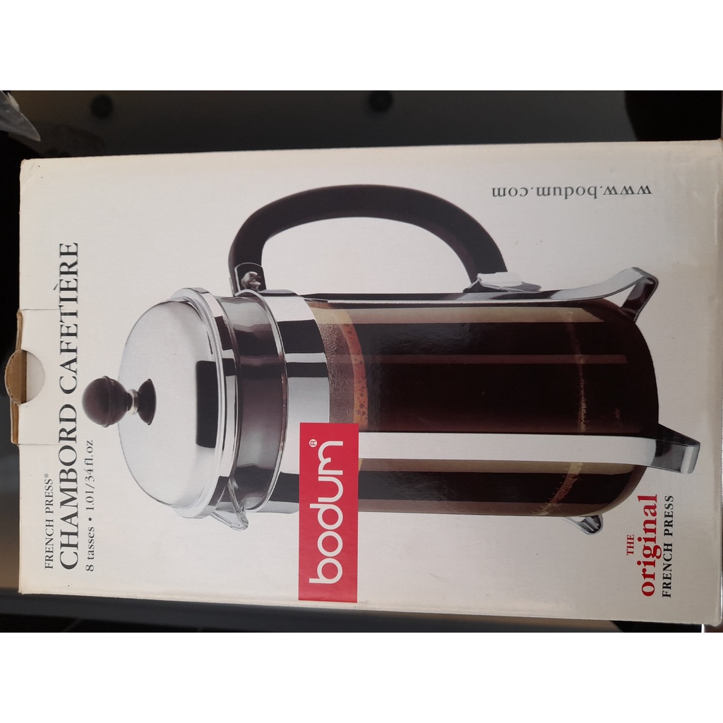 丹麥Bodum 8 cup 1L 34oz 法式濾壓壺 咖啡壺 French Press Coffee Maker