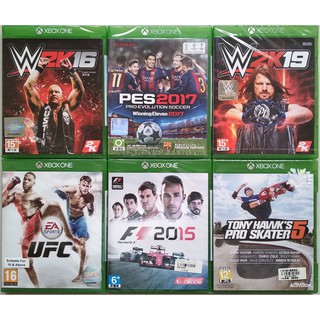 XBOXONE🎮遊戲片 全新 WWE 2K16/2K19/PES 2017/UFC/F1 2015/東尼霍克職業滑5