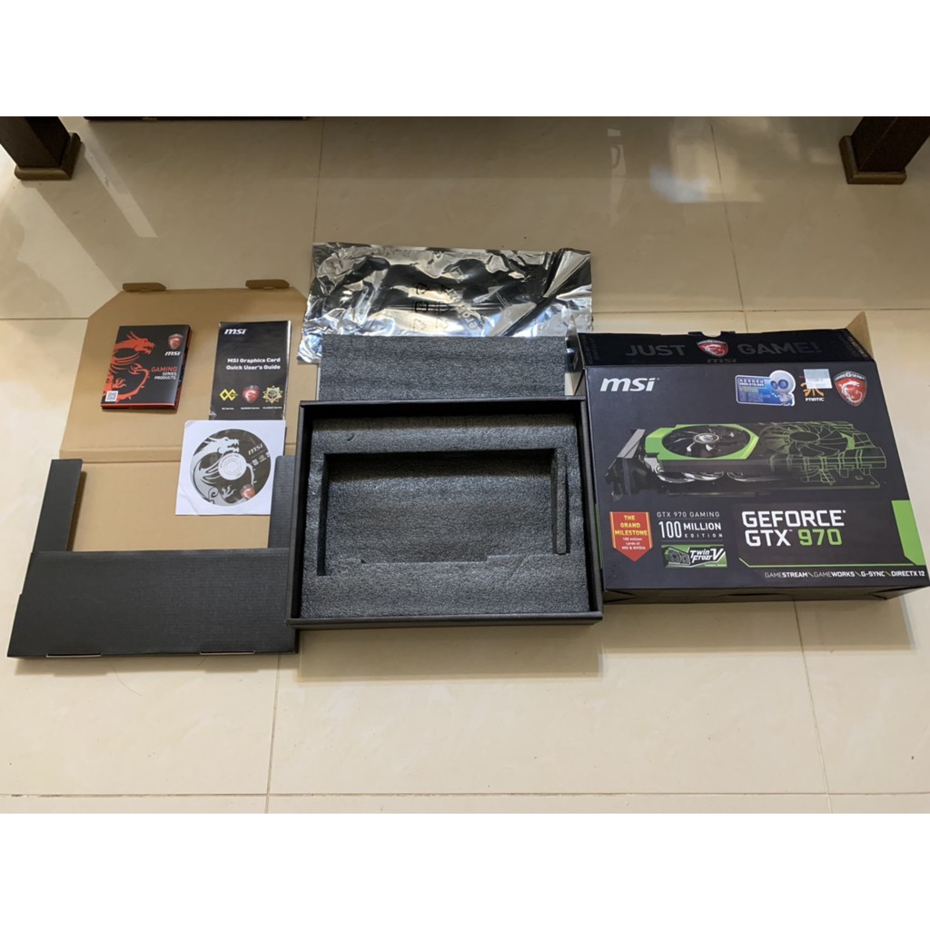 Geforce GTX 970 gaming 4G LE綠色限量版 包裝盒