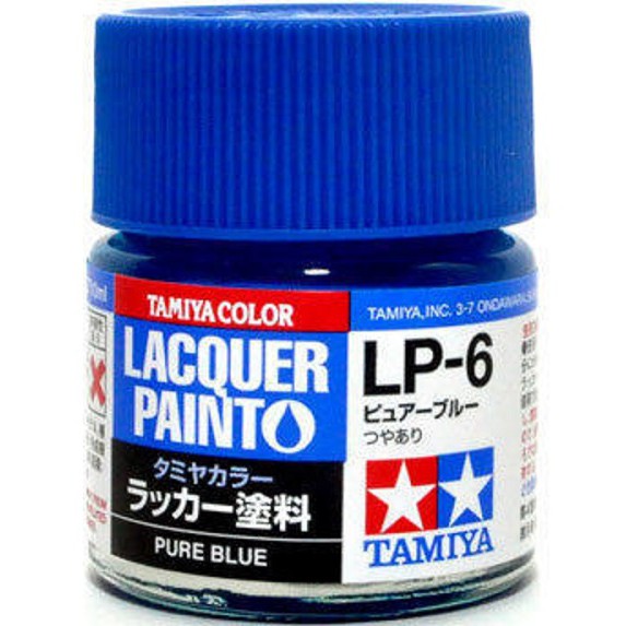 TAMIYA 田宮 模型 耗材 硝基漆 LP-06 亮光 藍色 10ml 萬年東海