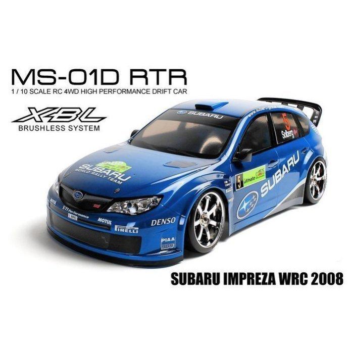 上手遙控模型 MST MS-01D RTR 甩尾車無刷版 - SUBARU IMPREZA WRC 533002