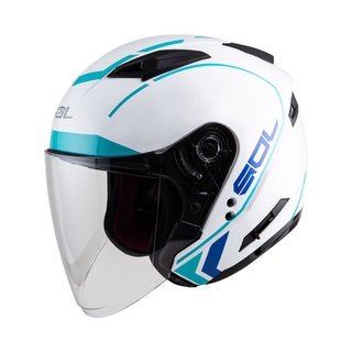 SOL SO-7E 幻影 新色登場 半罩安全帽 內藏墨鏡 雙D釦 多色 SO7E【梅代安全帽】
