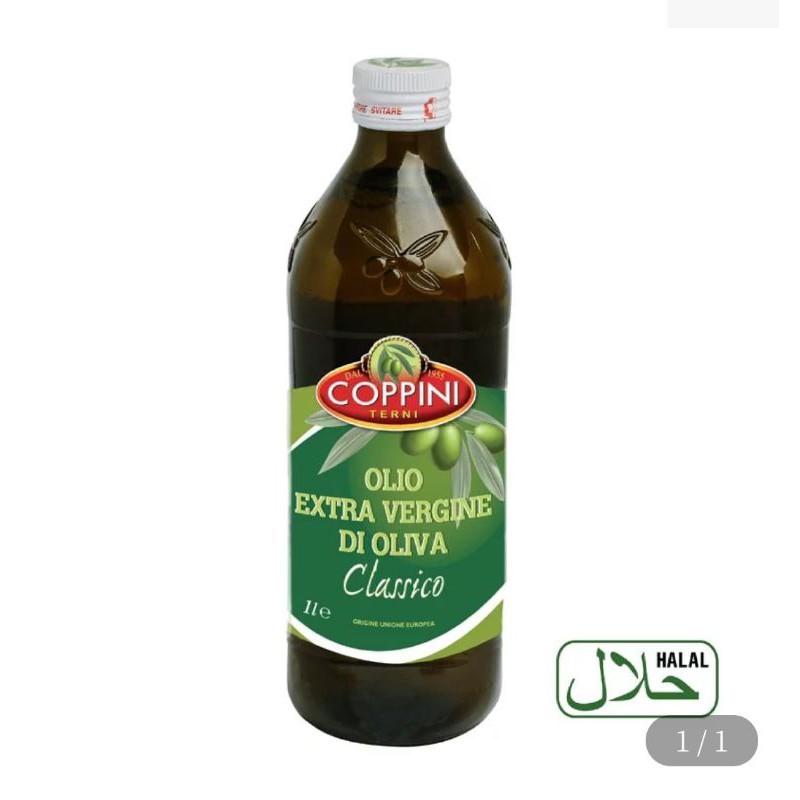 老實嚴選-Coppini 特級初榨橄欖油-100%義大利/100% Italian Extra Virgin
1公升