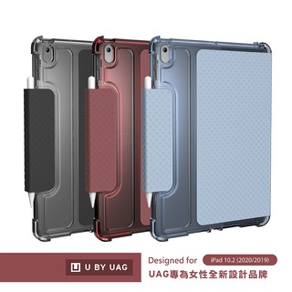【U】by UAG iPad 10.2" (7/8/9th) 耐衝擊亮透掀蓋平板保護套