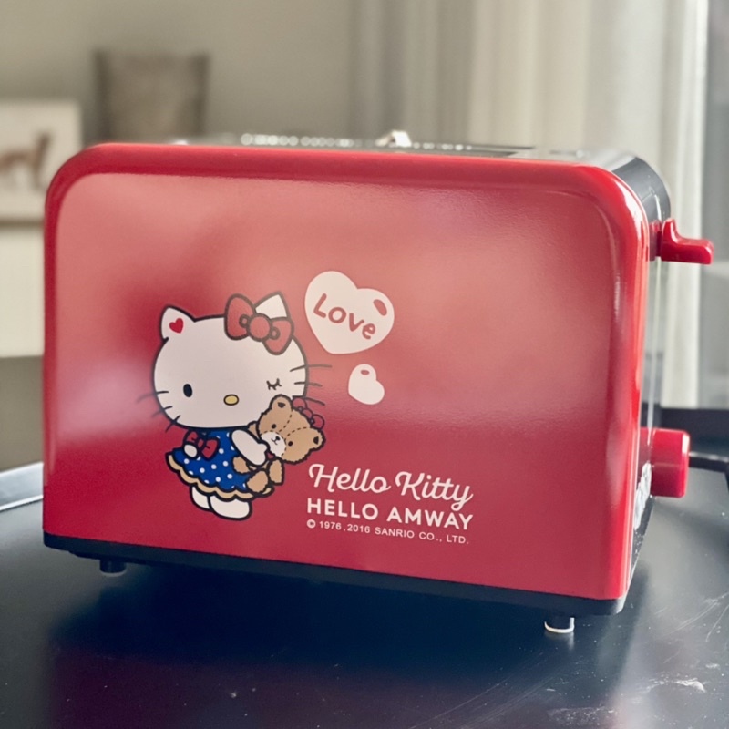 HELLO KITTY X HELLO AMWAY多功能烤麵包機(魅力紅）HKTS02