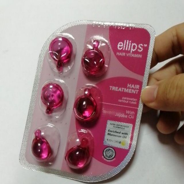 Ellips 護髮膠囊 6顆1片 總共9片 修護受損髮質