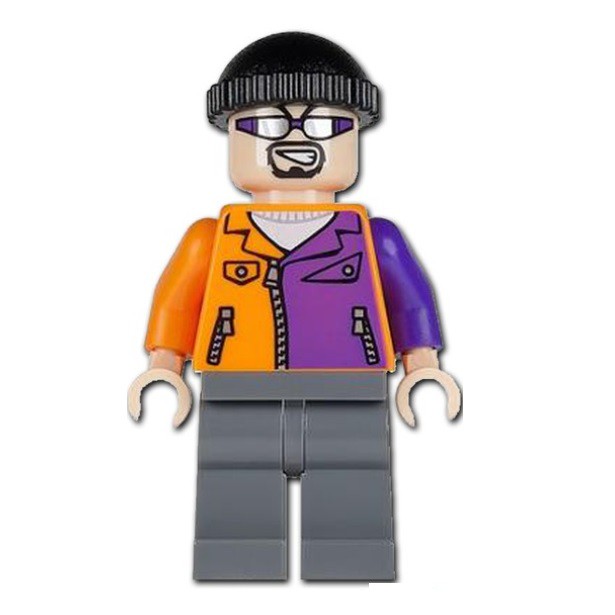 【台中翔智積木】LEGO 樂高 6864 Two-Face's Henchman 雙面人的手下 (sh022) 眼鏡