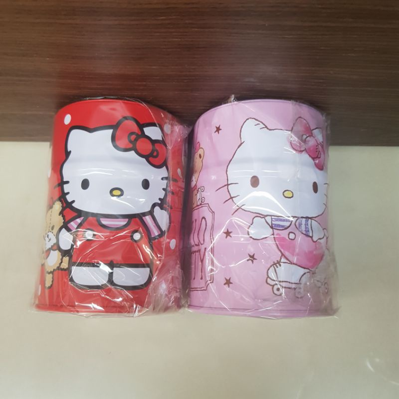 Hello Kitty 油桶型鐵存錢筒 造型 存錢筒