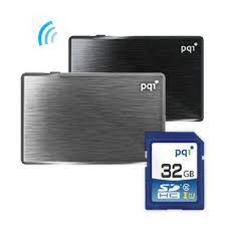 北車 勁永 PQI Air Drive A100 超薄 名片型 行動 隨身碟 / 讀卡機 支援SD to 32GB